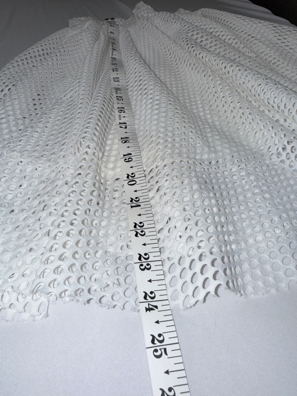 Puma En Pointe Mesh Skirt XS White Balletcore Layered Athleisure EUC - Picture 5 of 8